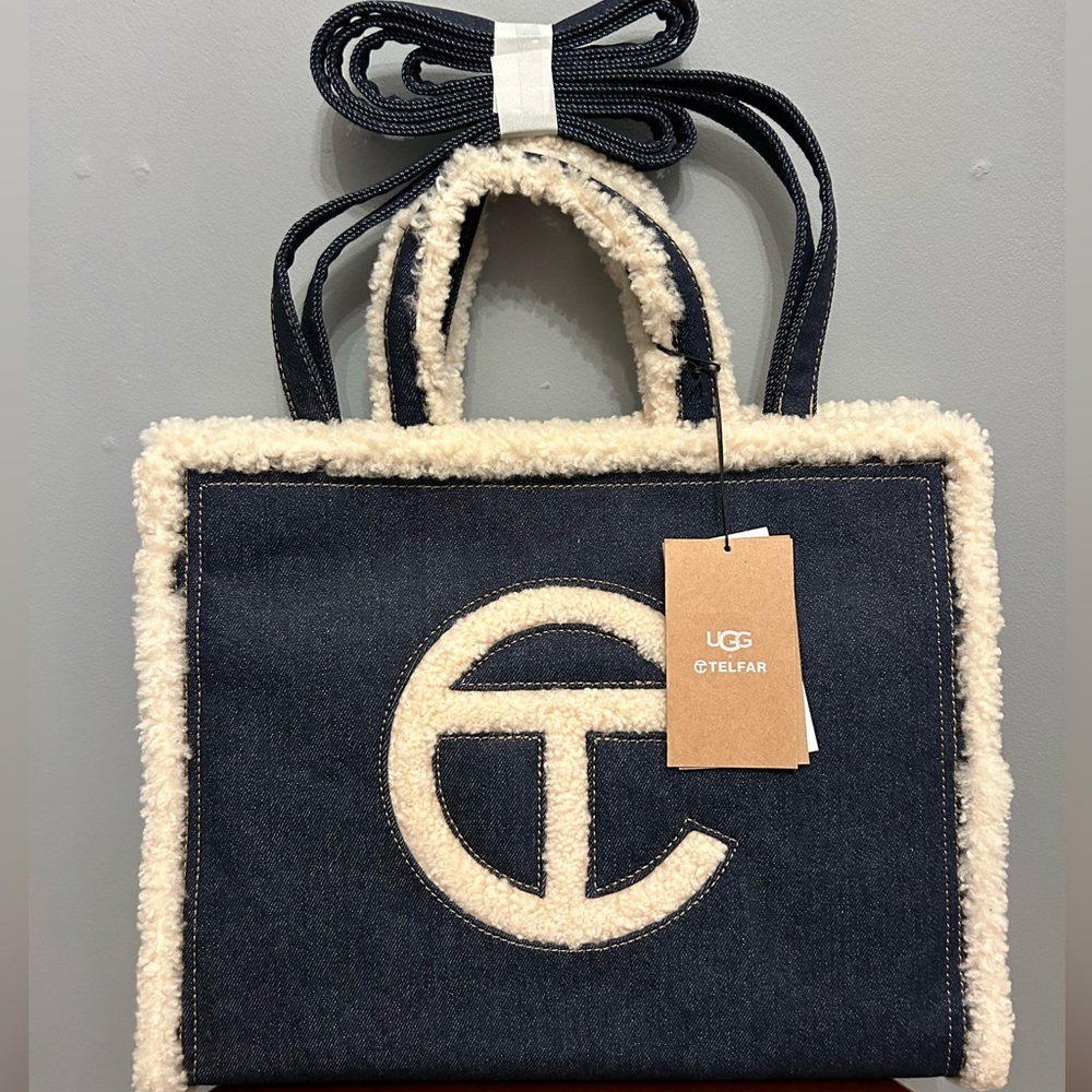 TELFAR X UGG Denim Medium Shopper
